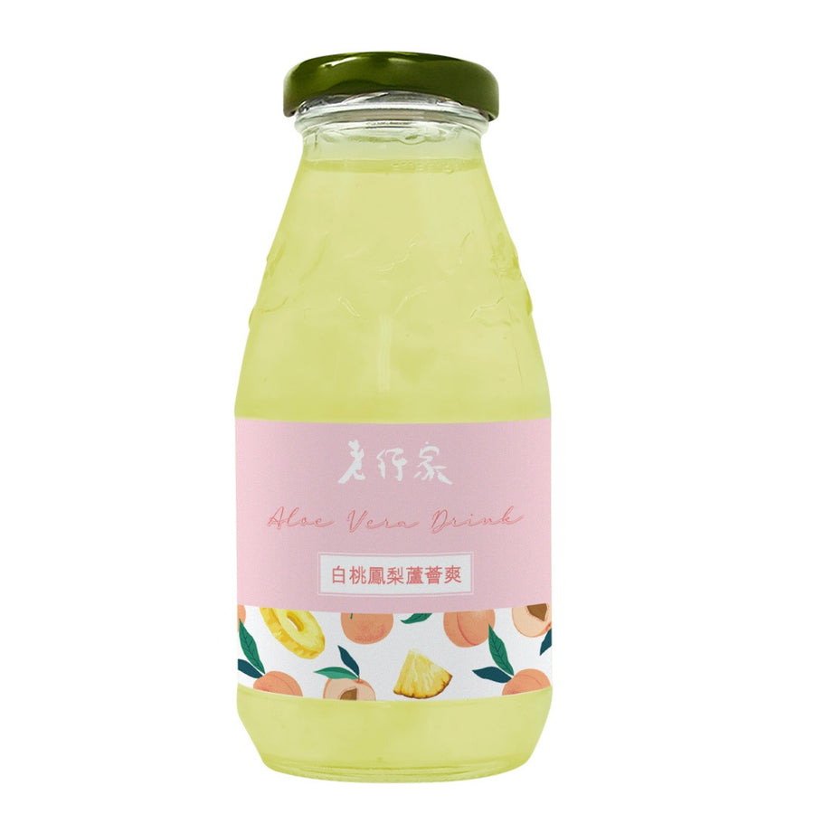 白桃鳳梨蘆薈爽 (250ml) – 蘆薈飲品