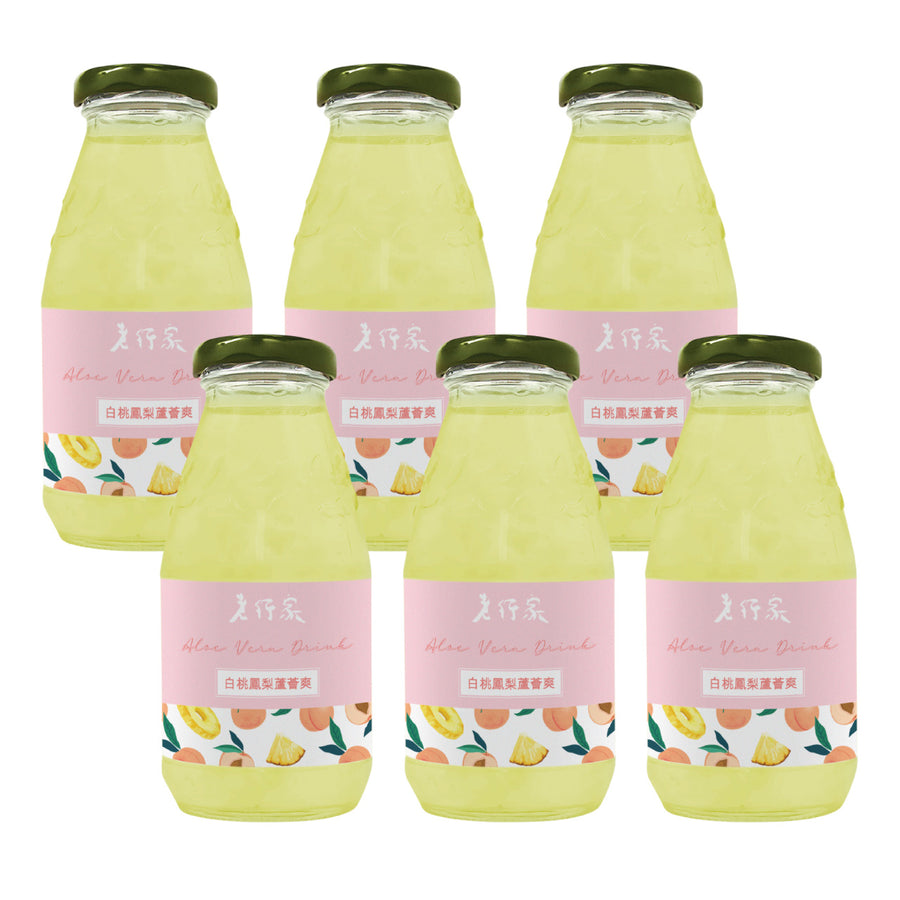 白桃鳳梨蘆薈爽(6支)