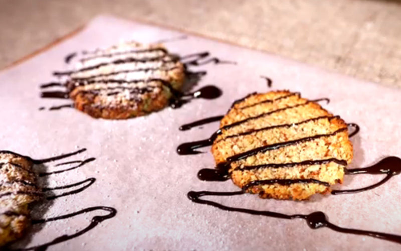 杏仁椰絲飄雪曲奇