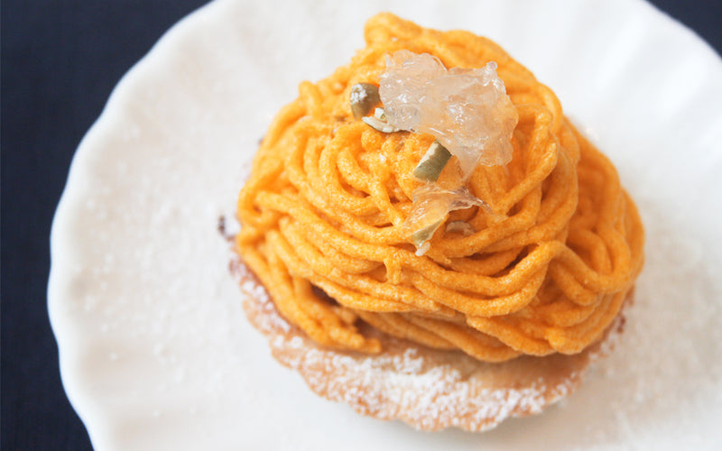 法式甜品中的貴族，南瓜蒙布朗1分鐘學會！