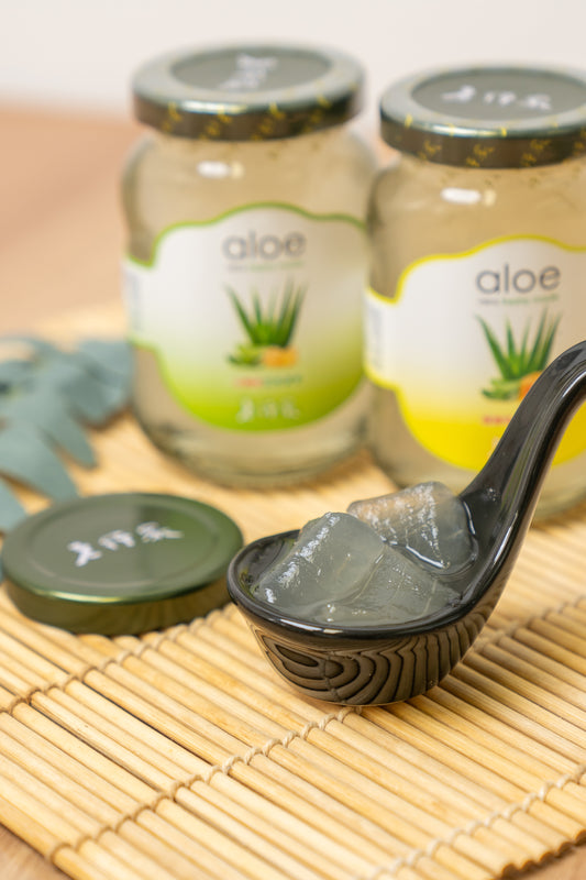 【Carton Sale】Lo Hong Ka Instant Aloe Vera - Rock Sugar Flavor (12 bottles)