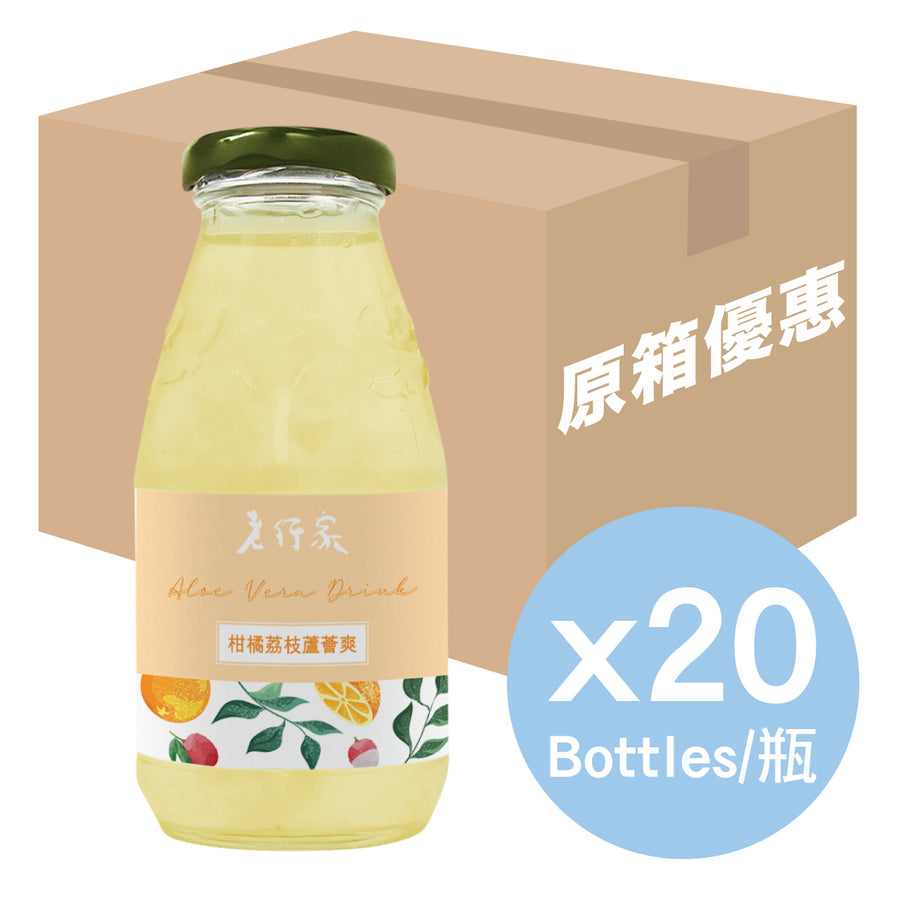 【原箱優惠】柑橘荔枝蘆薈爽 (20支)